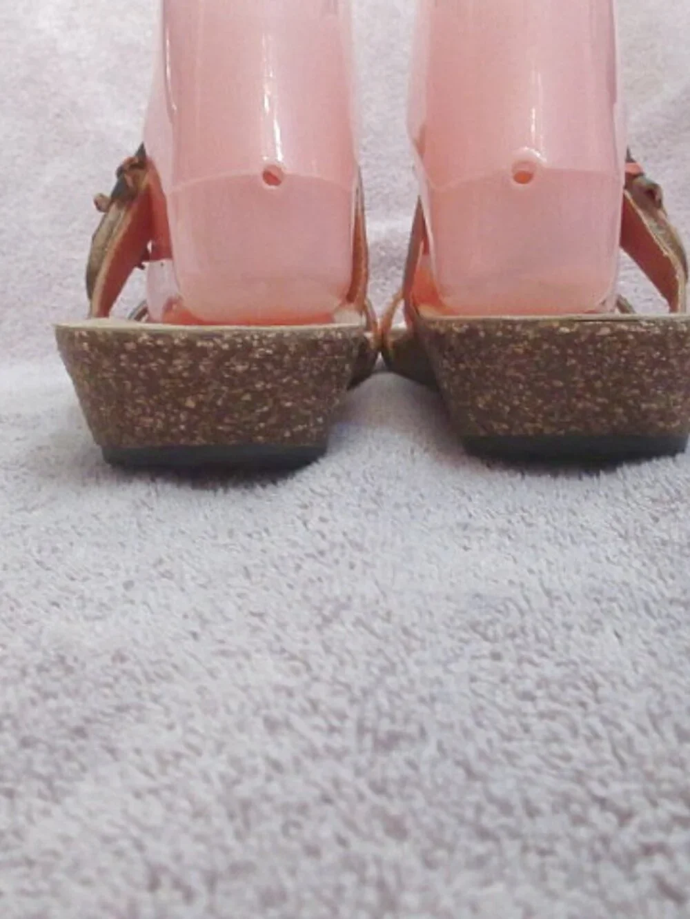 L'Artiste Spring Step Sandals 41 9.5 10 Floral Leather Wilma Comfort Slip On